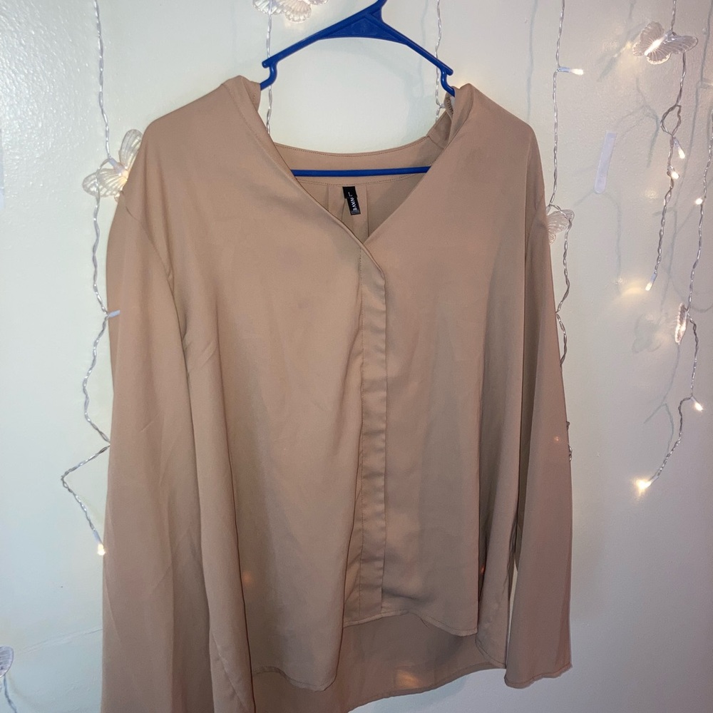 Elegant Tan Women's Top